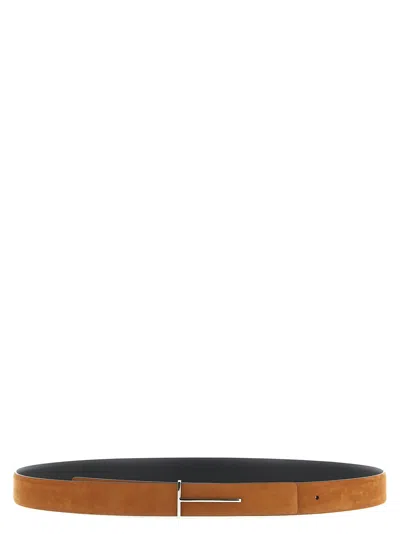 TOM FORD TOM FORD 'SLIM T' REVERSIBLE BELT