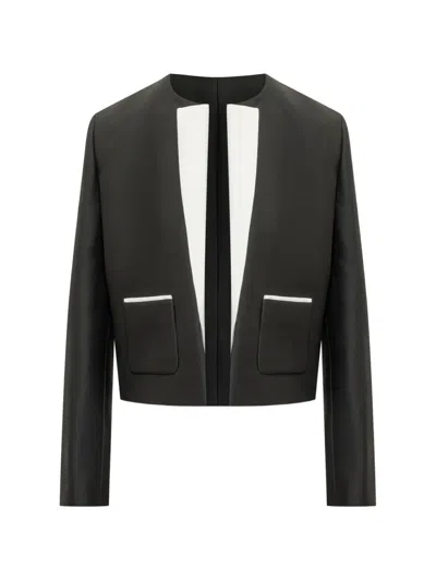 Tom Ford Slim-fit Cropped Jacket In Black