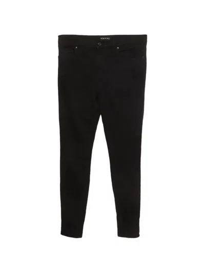 Pre-owned Tom Ford Slim-fit Jeans In Black