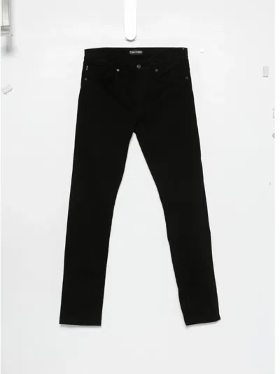 Tom Ford Casual Trousers With Belt Loops In Black