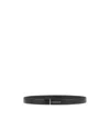 Tom Ford Reversible Python-print Buckle Belt In Black