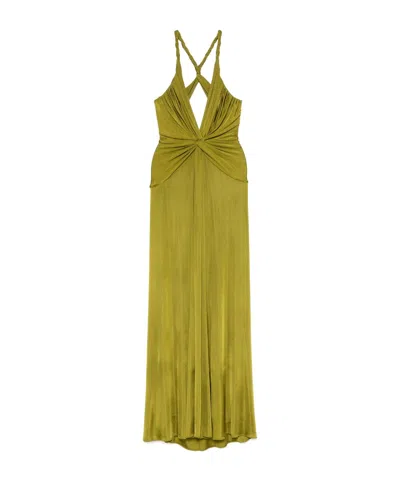 Tom Ford Sling Dress In Green