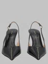 Tom Ford Slingback Leather Heel In Black