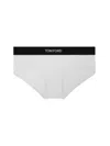 Tom Ford Slip Con Logo In White