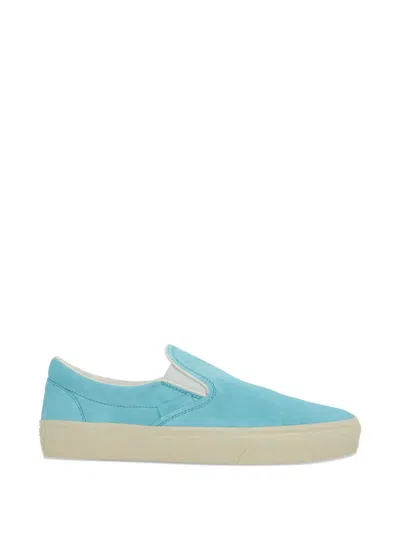Tom Ford Suede Jude Slip On Sneaker In Blue