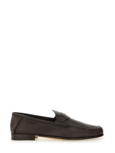 Tom Ford Slip On Loafers In Brown