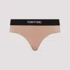 Tom Ford Dusty Rose Modal Slip With Logo In Pink