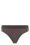 Tom Ford Slip With Logoed Elastic Band In Brown