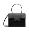 Tom Ford Black Supple Leather Aube Small Top Handle Bag In Black