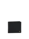 Tom Ford Small Grain Leather Bifold Wallet In Black