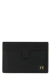 Tom Ford Grained Leather Small Classic Card Holder Accessories In Black