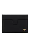 TOM FORD SMALL GRAIN LEATHER T LINE CARDHOLDER
