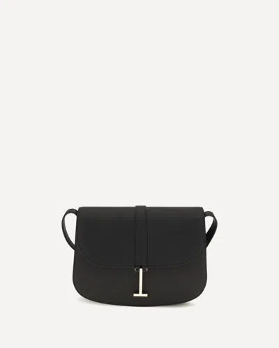 Tom Ford Small Leather Crossbody Bag In Black