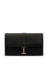 Tom Ford Small Leather Goods Wallet With Shoulder Strap In Pattern