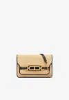 Tom Ford Small Raffia And Leather Shoulder Bag In Beige