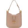 Tom Ford Small Tara Leather Top Handle Bag In Light Beige