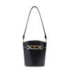 Tom Ford Small Leather Bucket Shoulder Bag In Black