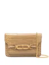 Tom Ford Embossed Whitney Small Shoulder Bag In Neutrals
