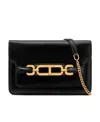Tom Ford Mini Box Palmellato Shoulder Bag In Black
