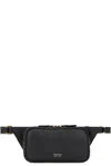 Tom Ford Logo-print Leather Belt Bag In Black