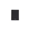 Tom Ford Black Calf Leather Passport Holder In Black