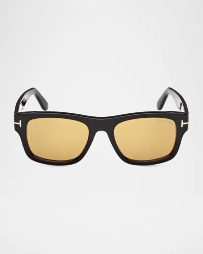 Tom Ford Smith 55mm Rectangular Sunglasses