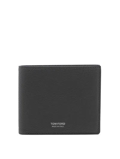 Tom Ford Smoke Grey Wallet In Gray