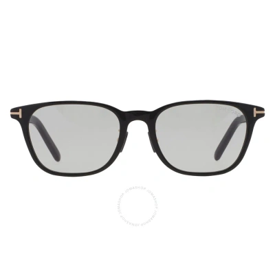 Tom Ford Smoke Mirror Square Men's Sunglasses Ft1040-d 01a 52 In Black