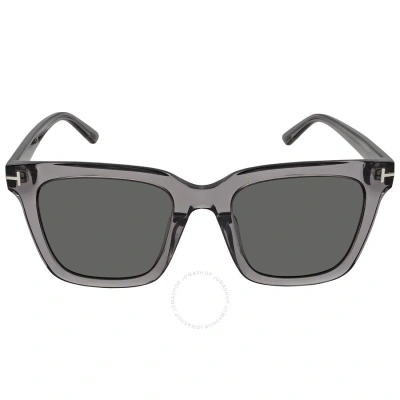 Tom Ford Smoke Square Men's Sunglasses Ft0969-k 20a 55 In Grey