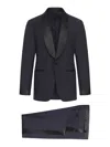 Tom Ford Wool Two-pieces Suit In Blue