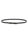 Tom Ford Smooth Leather Belt In Black