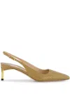 Tom Ford Snake-embossed Slingback Pumps In Nude