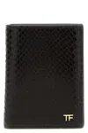 Tom Ford Snake Print Card Holder