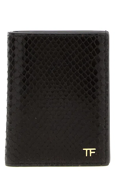 Tom Ford Snake Print Card Holder