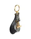 Tom Ford Snake-embossed Leather Key Tag In Multi