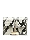 Tom Ford Snakeskin-effect Wallet In Black