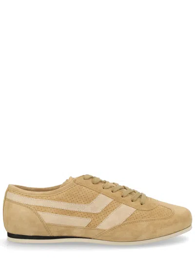 Tom Ford Perforated Panelled Sneakers In Brown