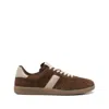 Tom Ford Men Suede Archer Sneakers In Brown