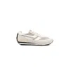 Tom Ford Mesh And Leather-trimmed Suede Sneakers In Neutral