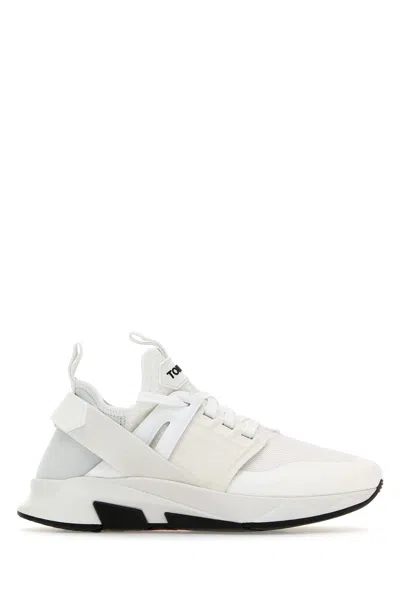 Tom Ford White Lace-up Sneakers