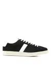 Tom Ford Blake Sneakers Suede Upper Contrast Stripe Rubber Sole In Animal Print