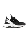 Tom Ford Neoprene And Suede Jago Sneakers Shoes In Black