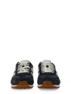 Tom Ford 'mick' Blue Sneakers With Logo Patch On The Tongue And Cotrasting Heel With Logo In Blue