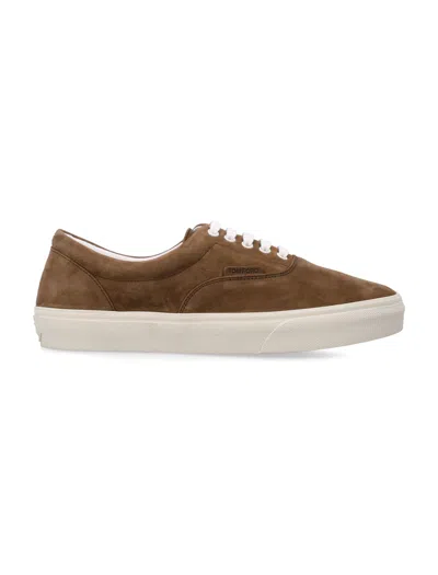 Tom Ford Sneakers In Brown
