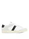 Tom Ford Panelled Suede And Grained Leather Sneakers In Multi