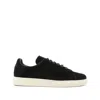 Tom Ford Suede Low-top Sneakers Warwick Silhouette Toe Rubber Sole In Multicolor