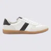 Tom Ford Archer White Low Top Sneakers With Logo Lettering On Tongue And Heel And Contrasting Heel In Leather In White
