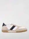 Tom Ford Terence Leather And Suede Sneakers In Beige