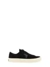 Tom Ford Logo-print Low-top Sneakers In Black