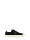 Tom Ford Logo-print Low-top Sneakers In Black